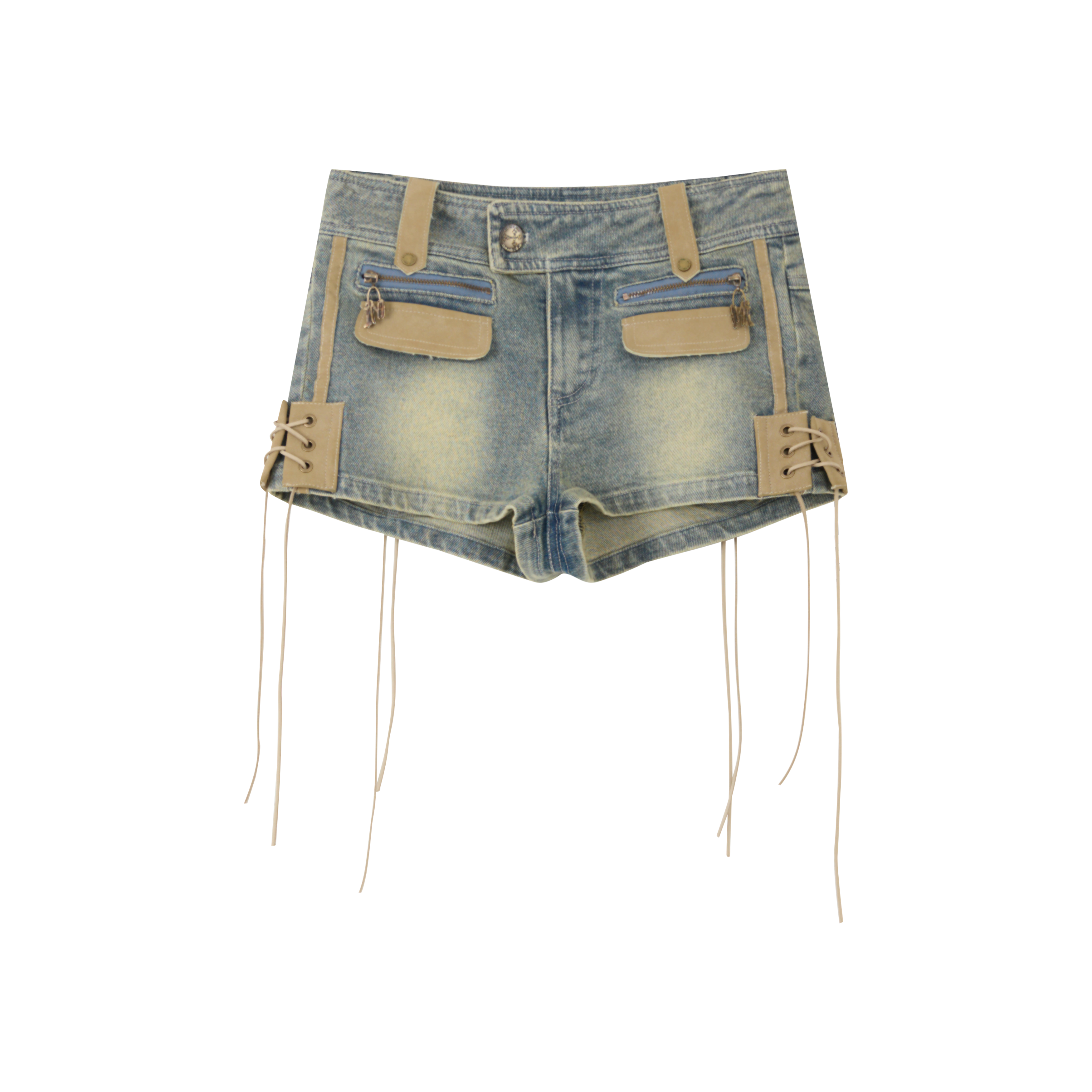 ALL_iN_plan_Vintage_Washed_Punk_Denim_Shorts_MISSTT