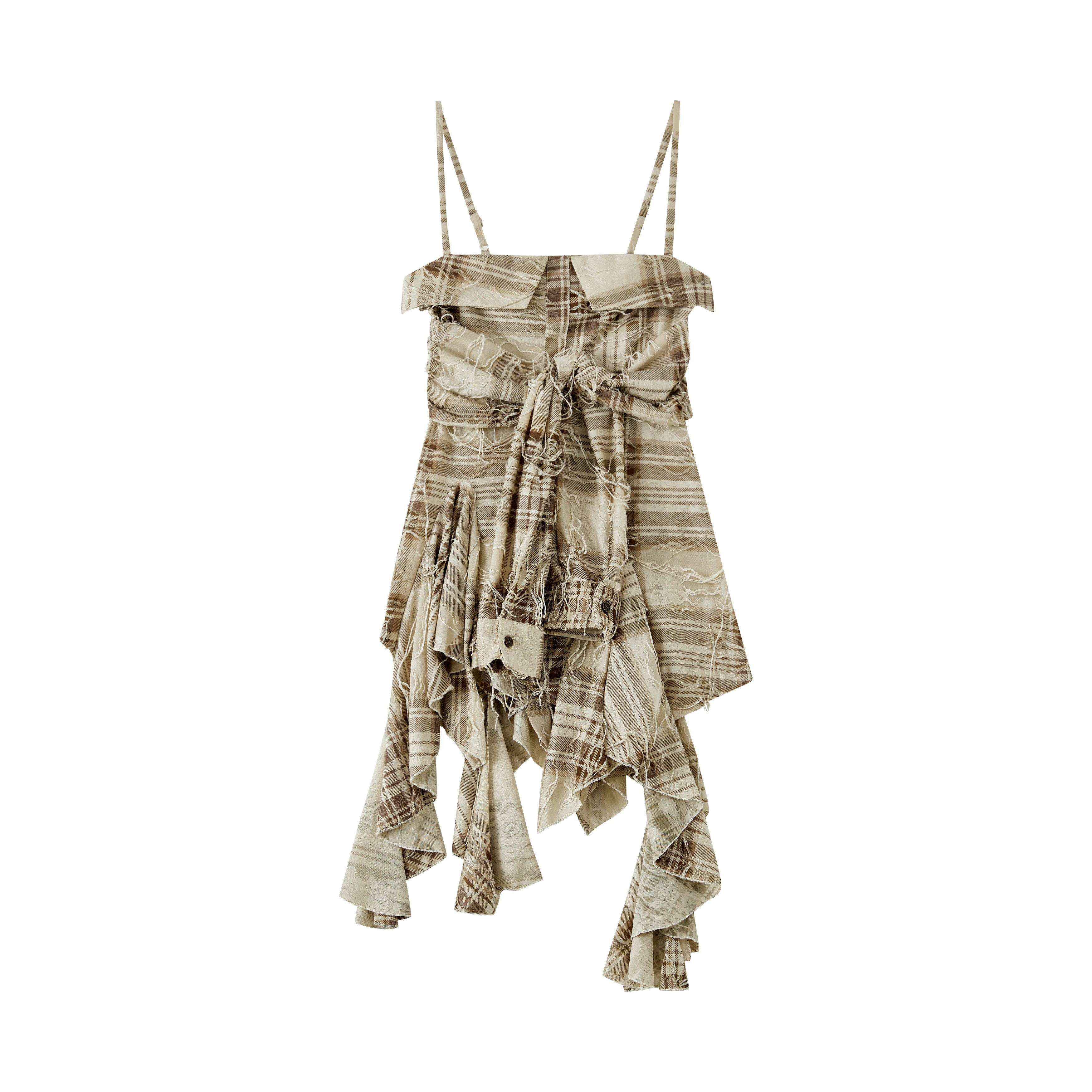 ALL_iN_plan_Y2K_Asymmetrical_Ruffle_Fringe_Plaid_Bustier_Top_MISSTT