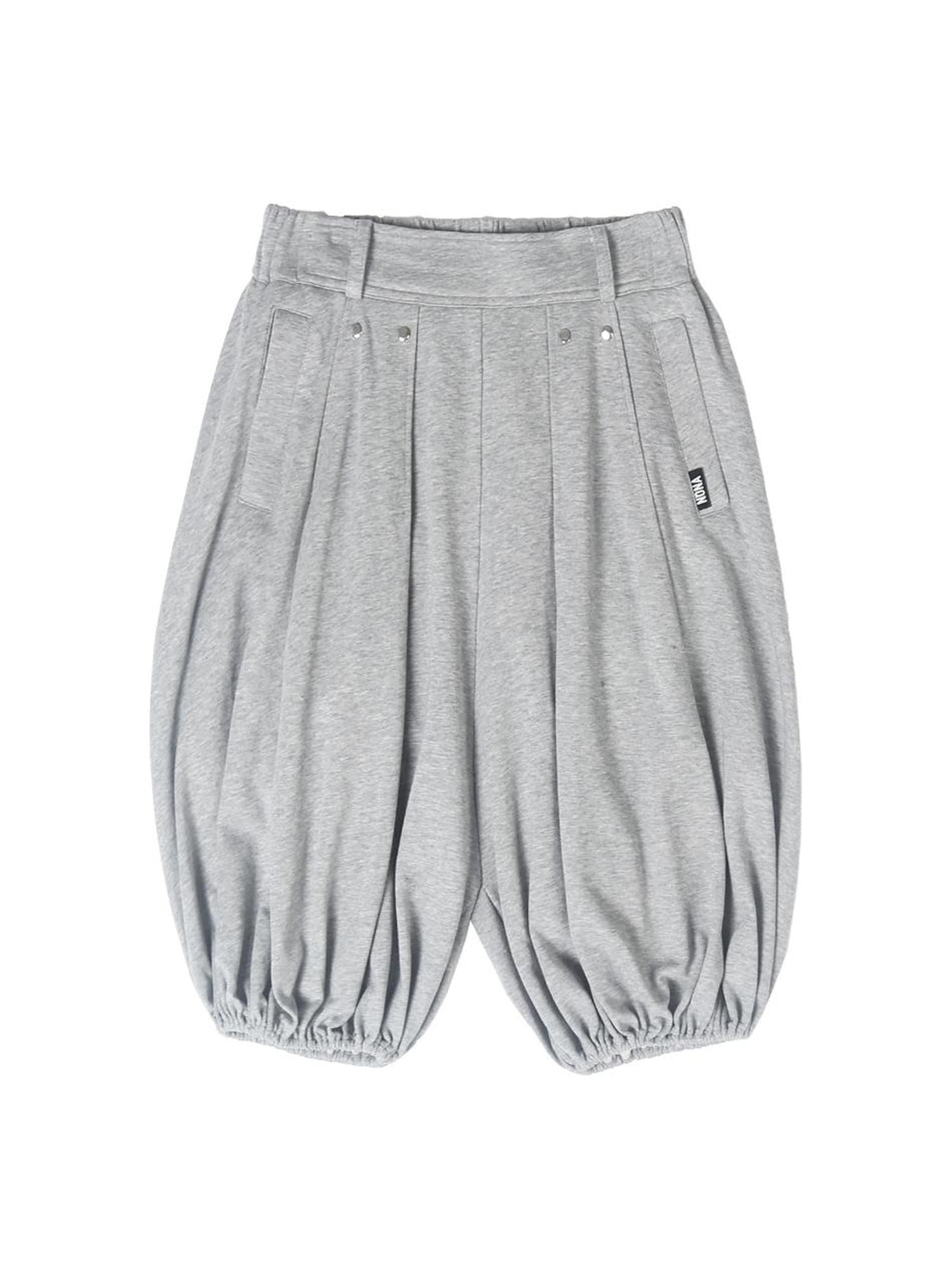 Gray Tulip Elastic Waist Women&