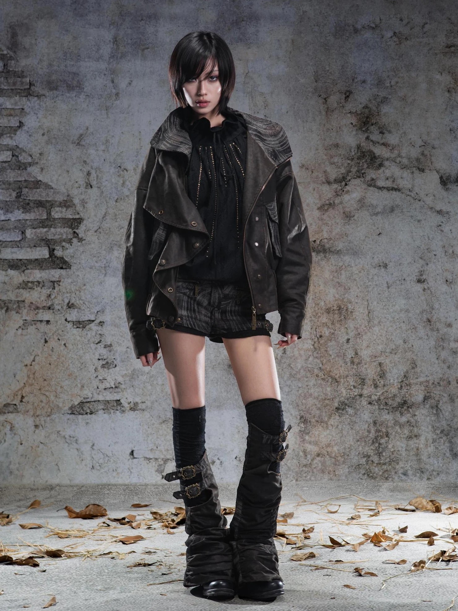 ARIADNAw Classic Thickened Loose Flight Jacket Parka