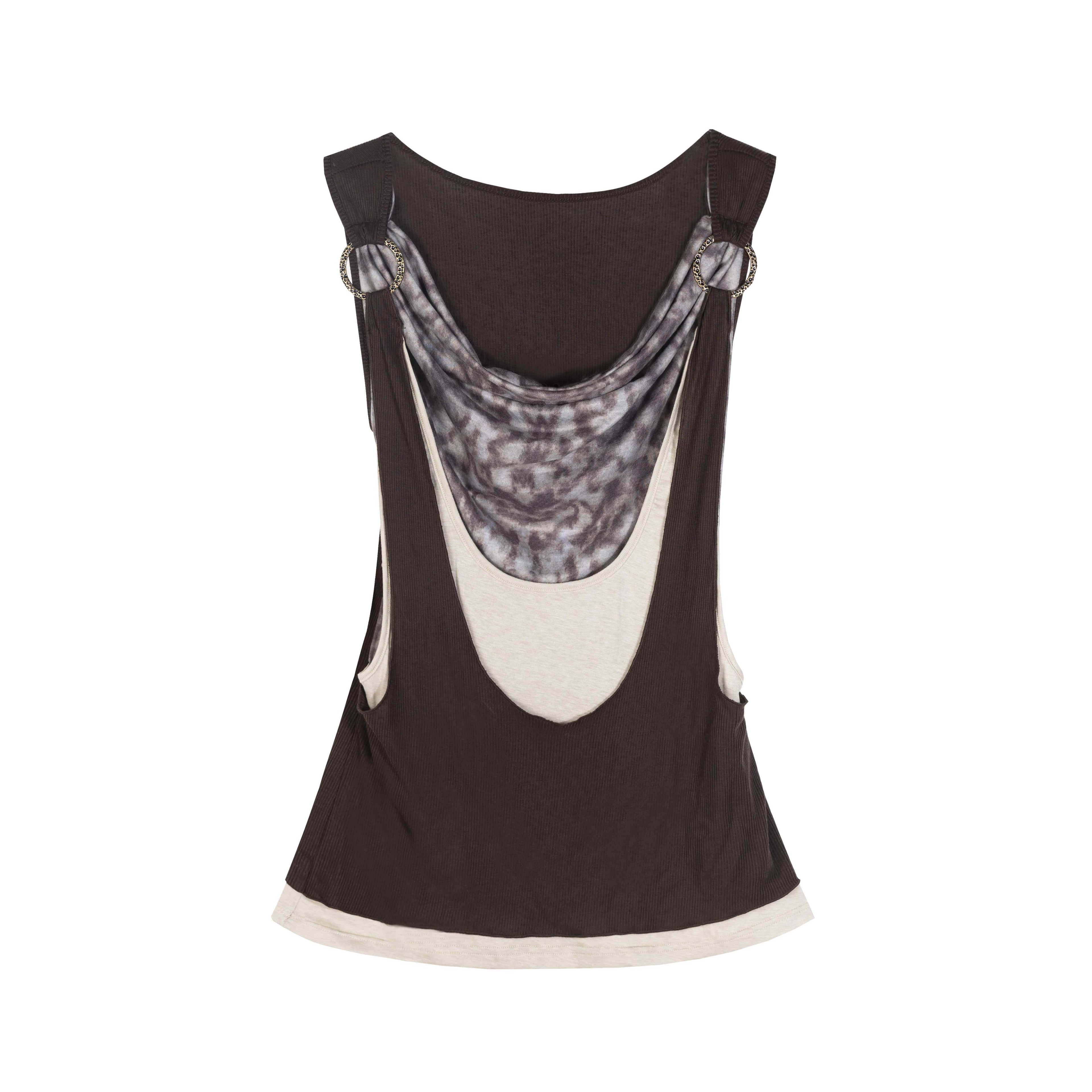 ARIADNAw No Padding Polo Collar Longline Layering Camisole Women Tank Tops