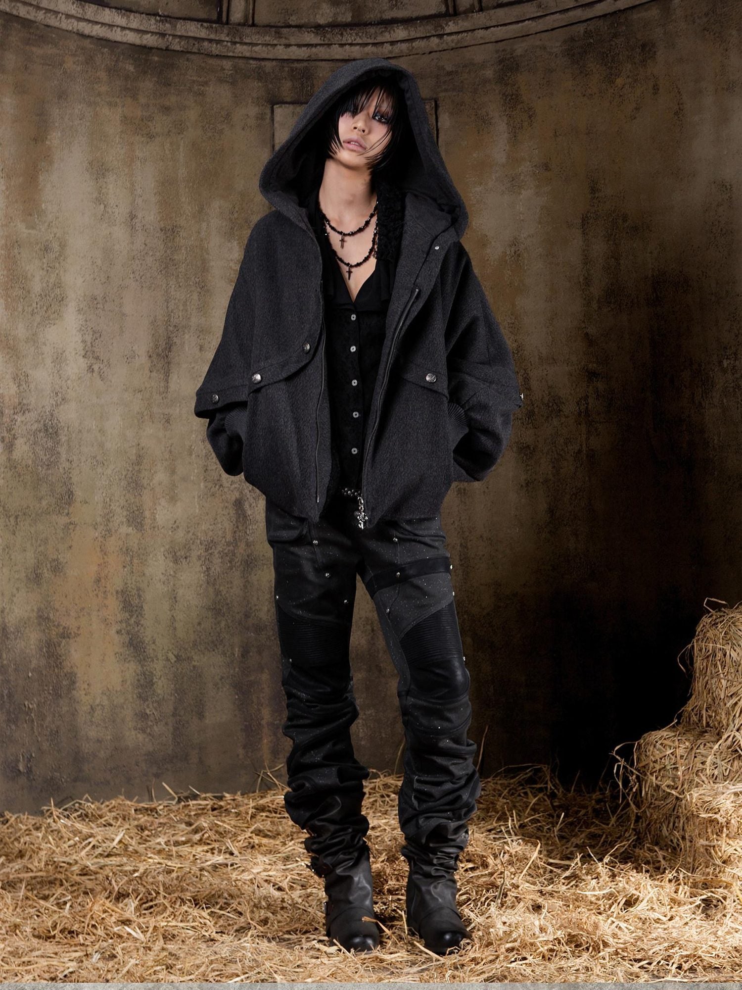 ARIADNAw Oversized Zipper Hooded Hot Girl Casual Travel Commuter Women Youth Hoodies