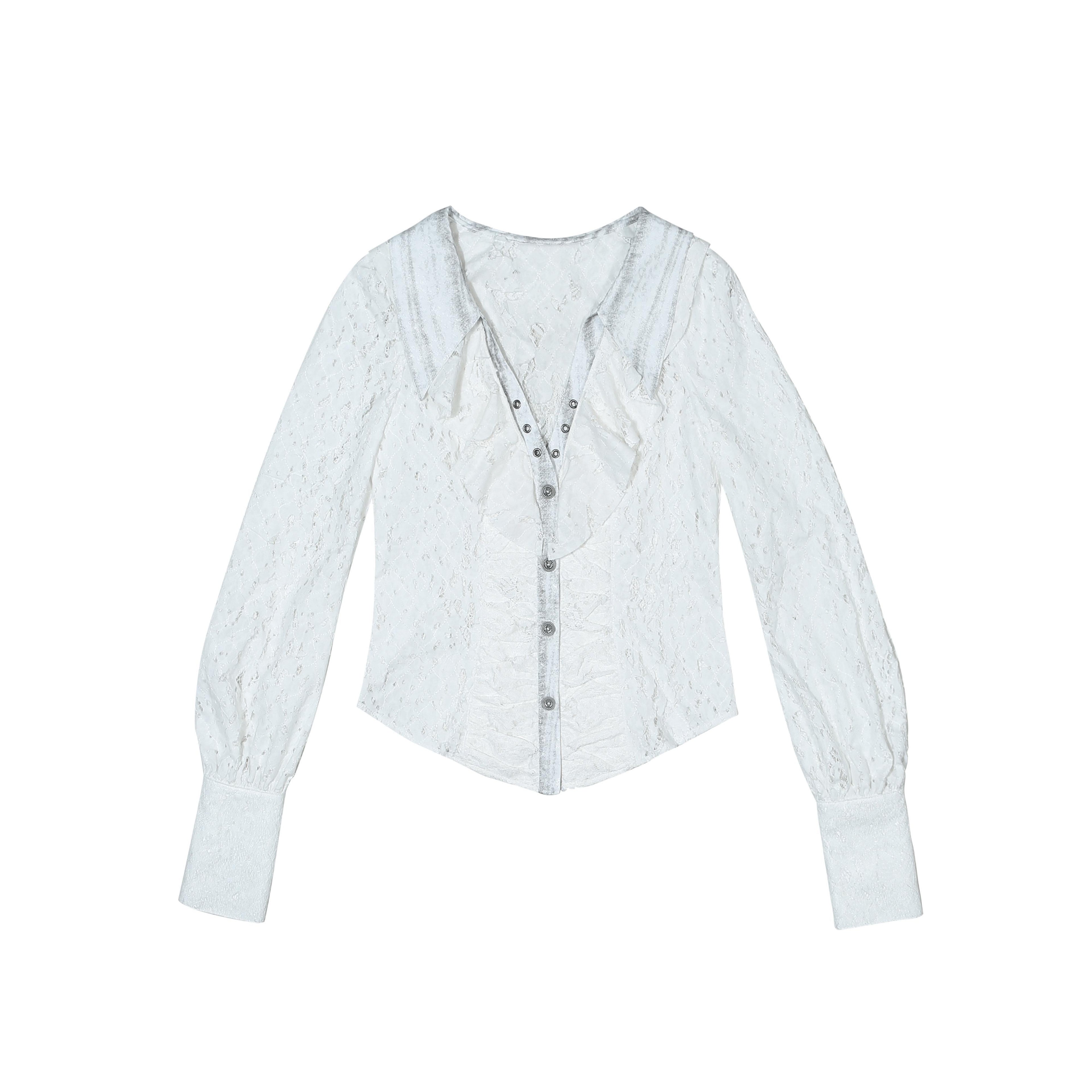 ARIADNAw_Romantic_Vintage_Ruffle_Double_Layer_Collar_Cutout_Slim_Women&
