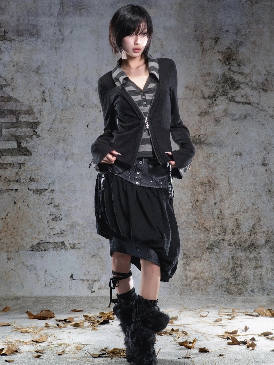 ARIADNAw Two Way Asymmetrical Bloom Skirt With Camisole Skirt