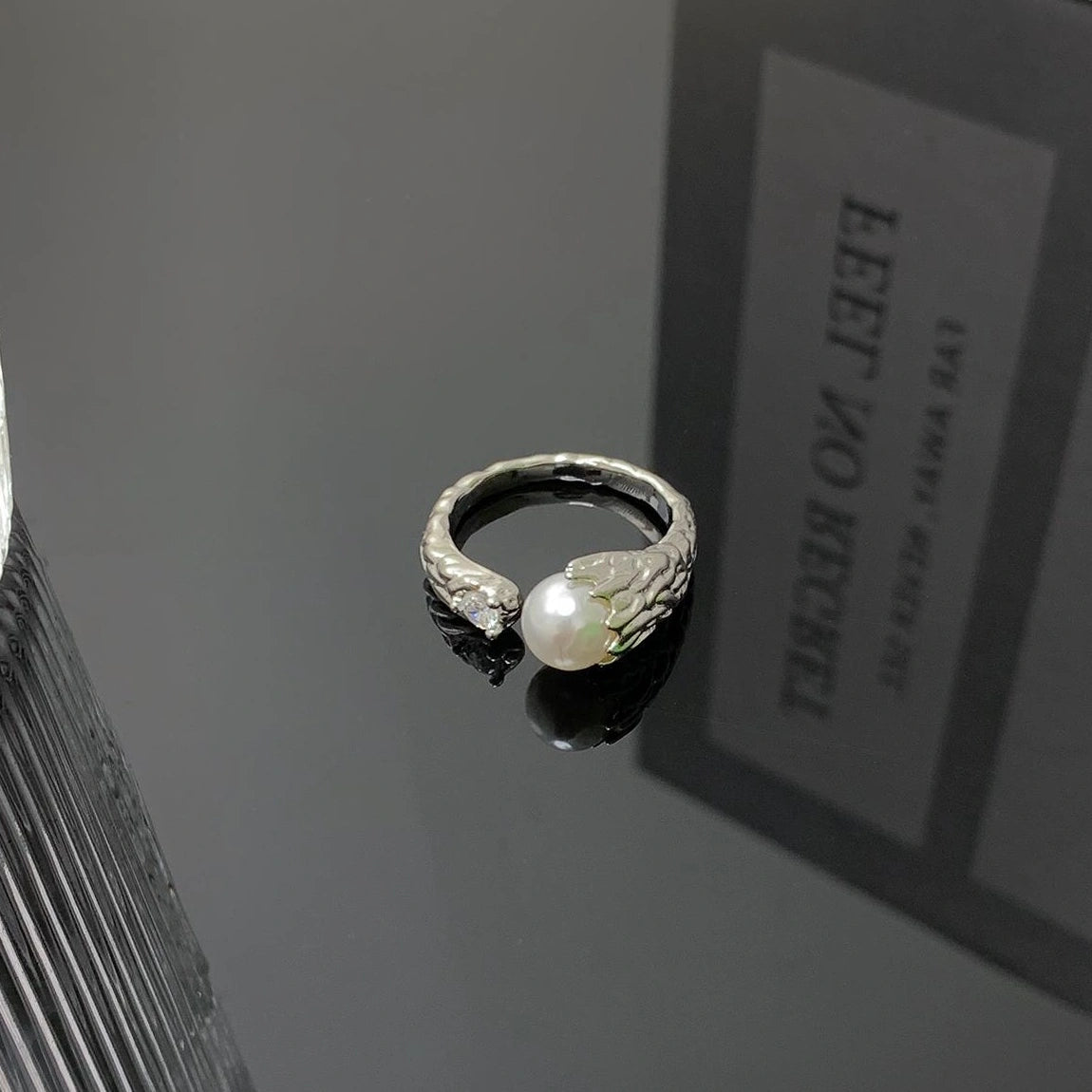 Accessories Adjustable Baroque Pearl Ring