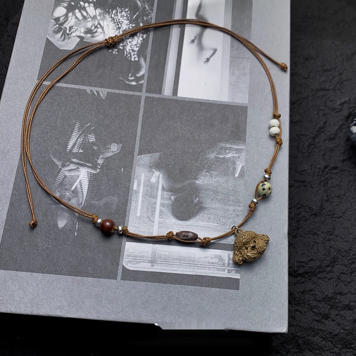 Accessories_Adjustable_Brown_Puppy_Pendant_Necklace_MISSTT
