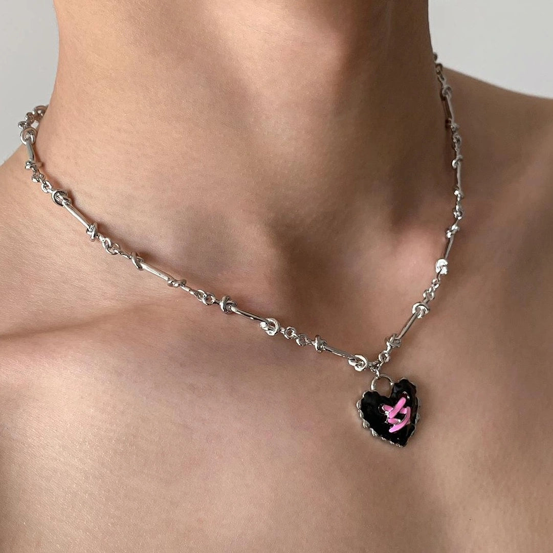 Accessories Adjustable Charm Link Choker Necklace