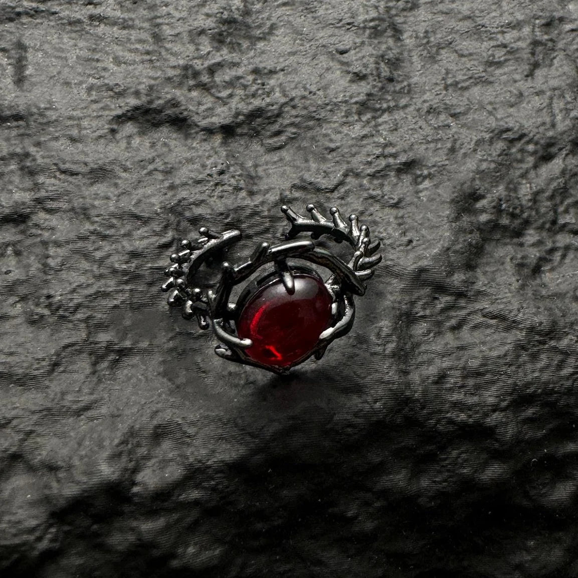 Accessories Adjustable Gothic Zircon Thorn Ring