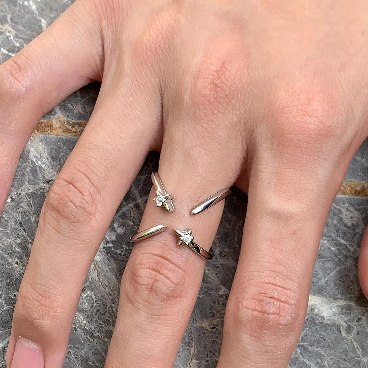Accessories Adjustable Open Ring For Stacking