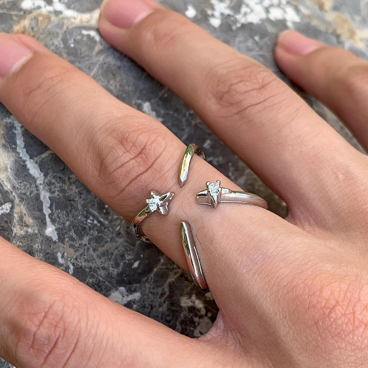 Accessories Adjustable Open Ring For Stacking