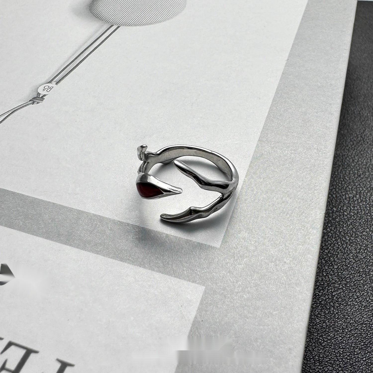 Accessories_Adjustable_Red_Drip_Statement_Ring_MISSTT