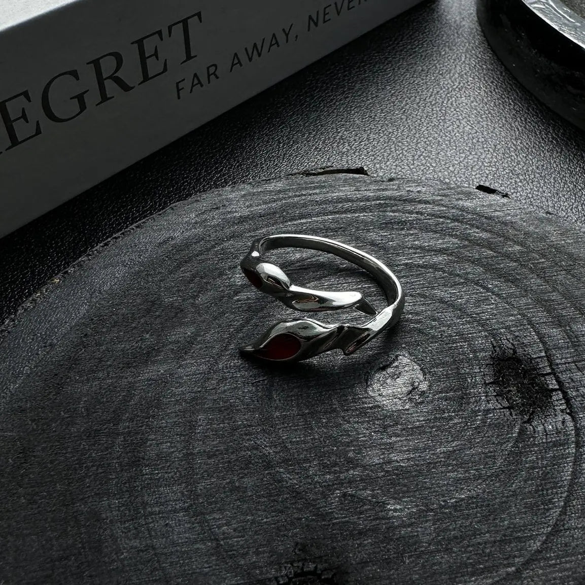 Accessories Adjustable Red Knot Ring