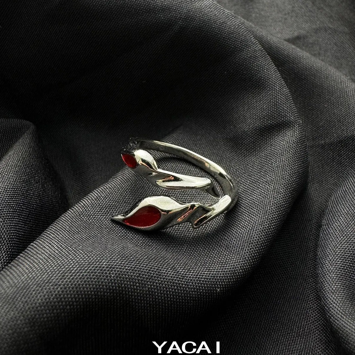 Accessories Adjustable Red Knot Ring