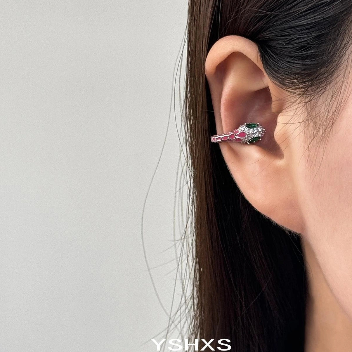 Accessories Adjustable Rose Snake Ear Cuff