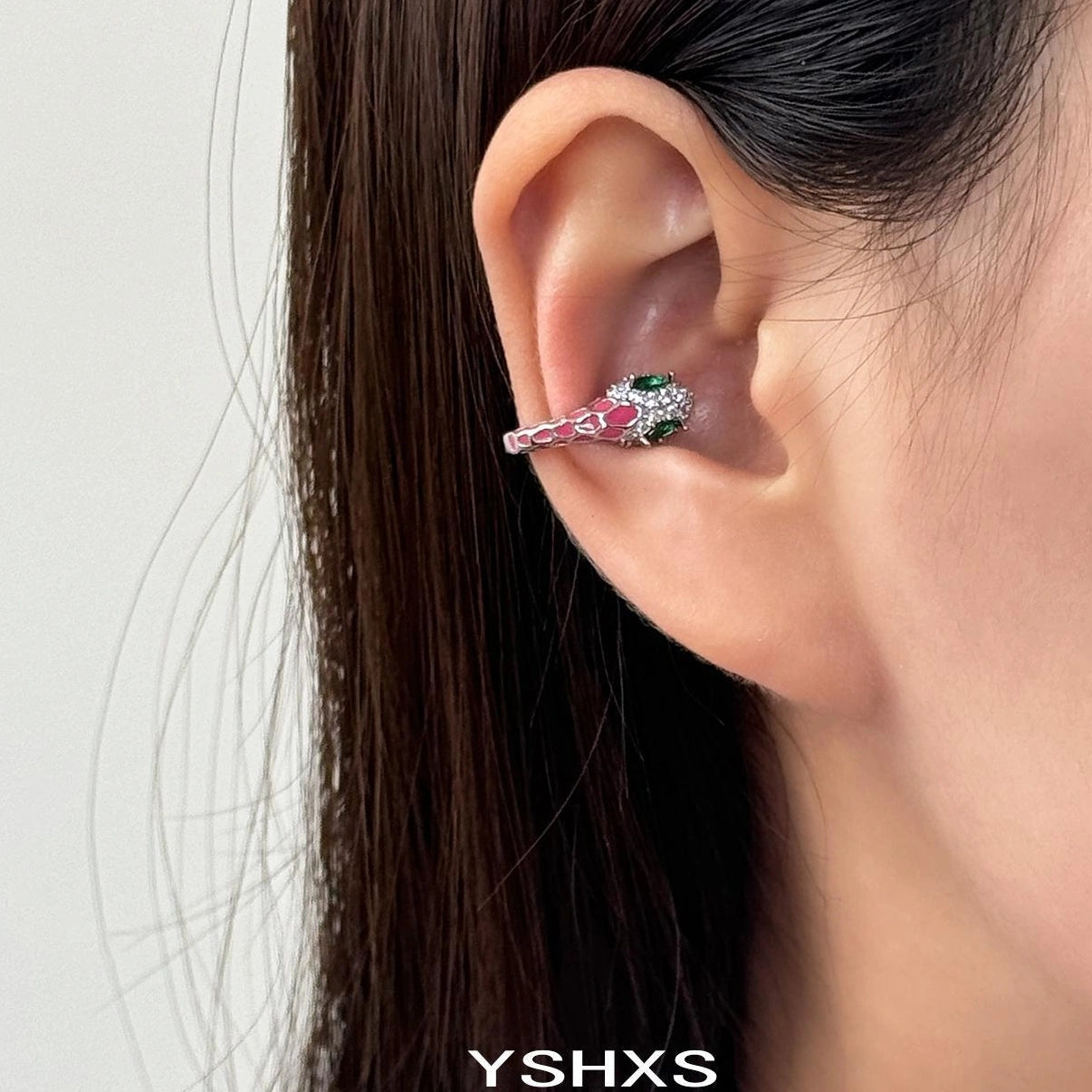 Accessories Adjustable Rose Snake Ear Cuff