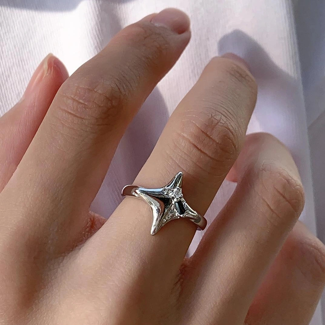 Accessories Adjustable Star Ring Fashion Unisex Design