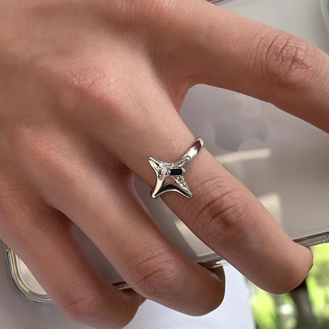 Accessories Adjustable Star Ring Fashion Unisex Design