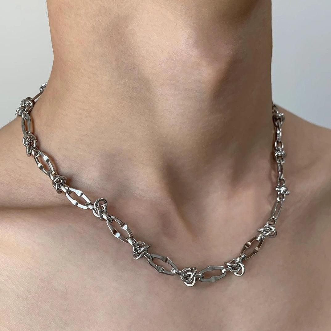 Accessories Adjustable Titanium Steel Collar Necklace