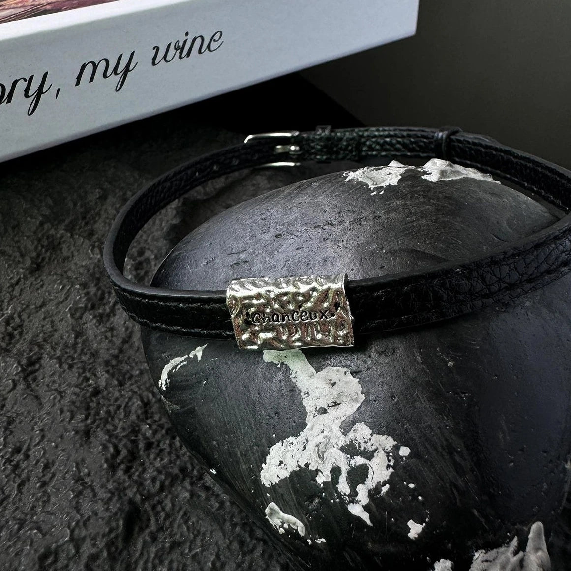 Accessories Black Square Choker Necklace