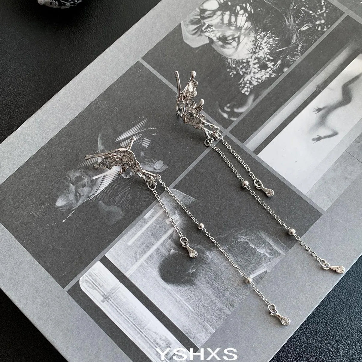 Accessories Butterfly Wing Tassel Ear Cuff