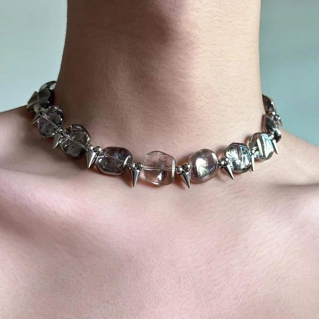 Accessories Dark Crystal Punk Choker Necklace