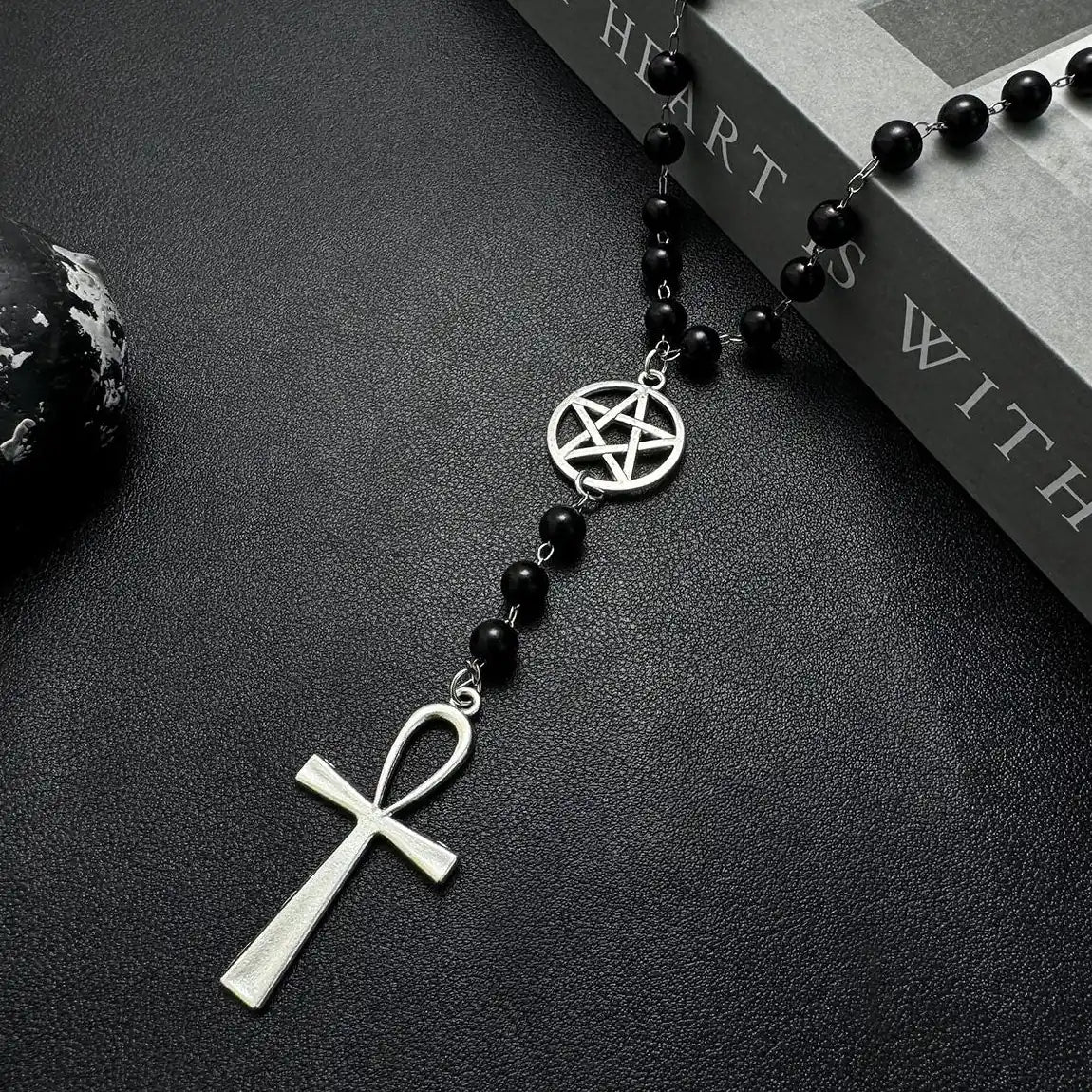 Accessories Dark Punk Gothic Cross Pendant Necklace
