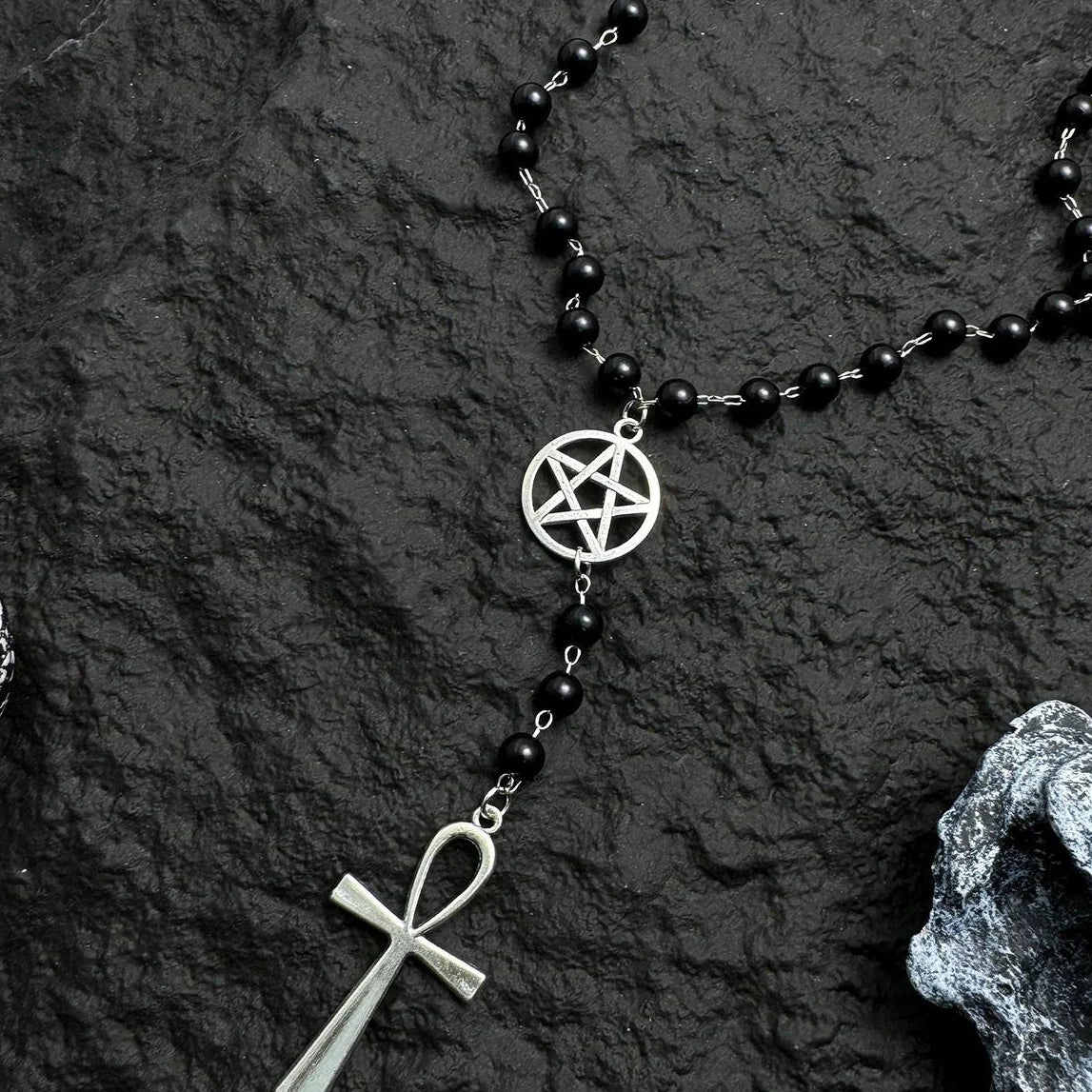 Accessories Dark Punk Gothic Cross Pendant Necklace