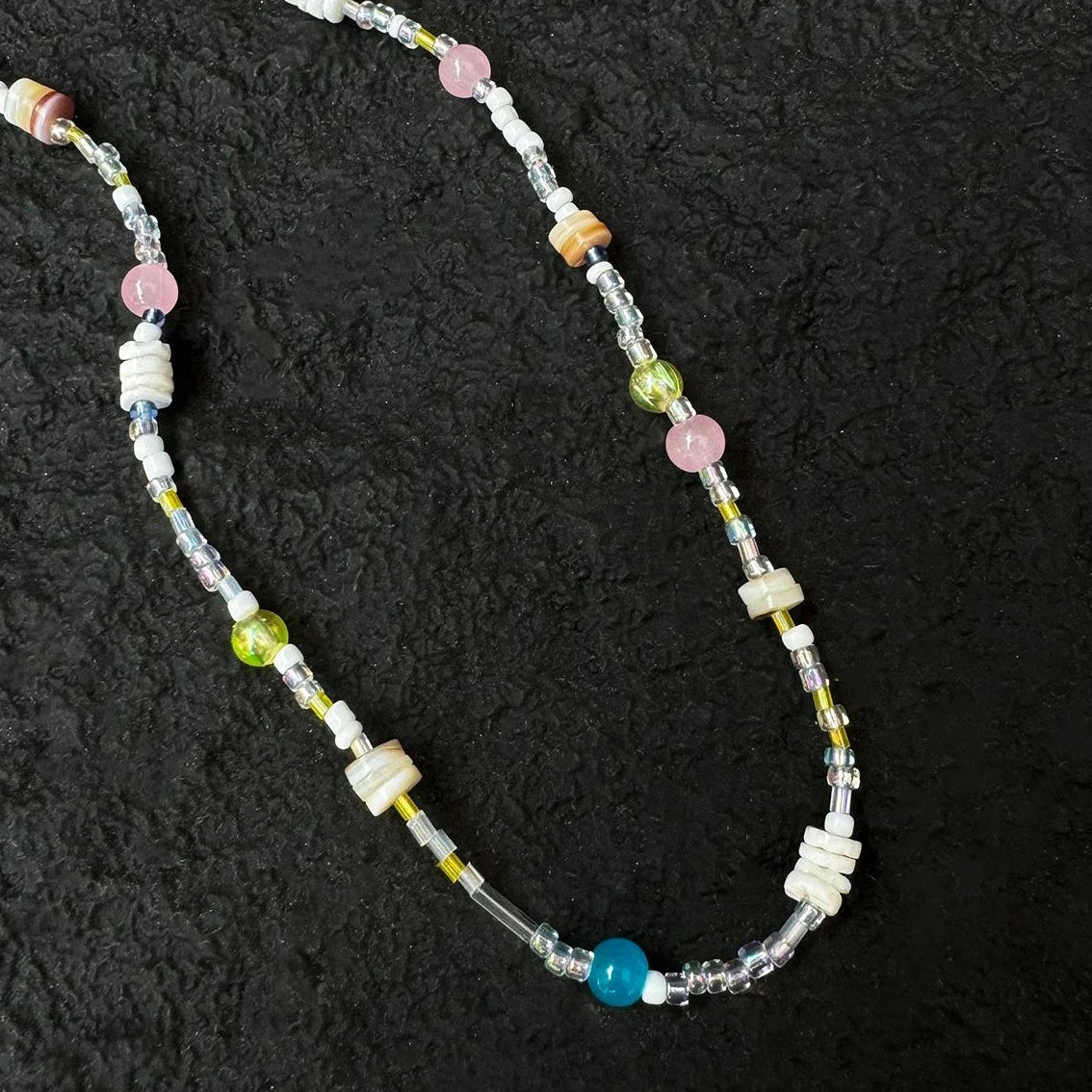 Accessories Dopamine Colorful Beaded Necklace