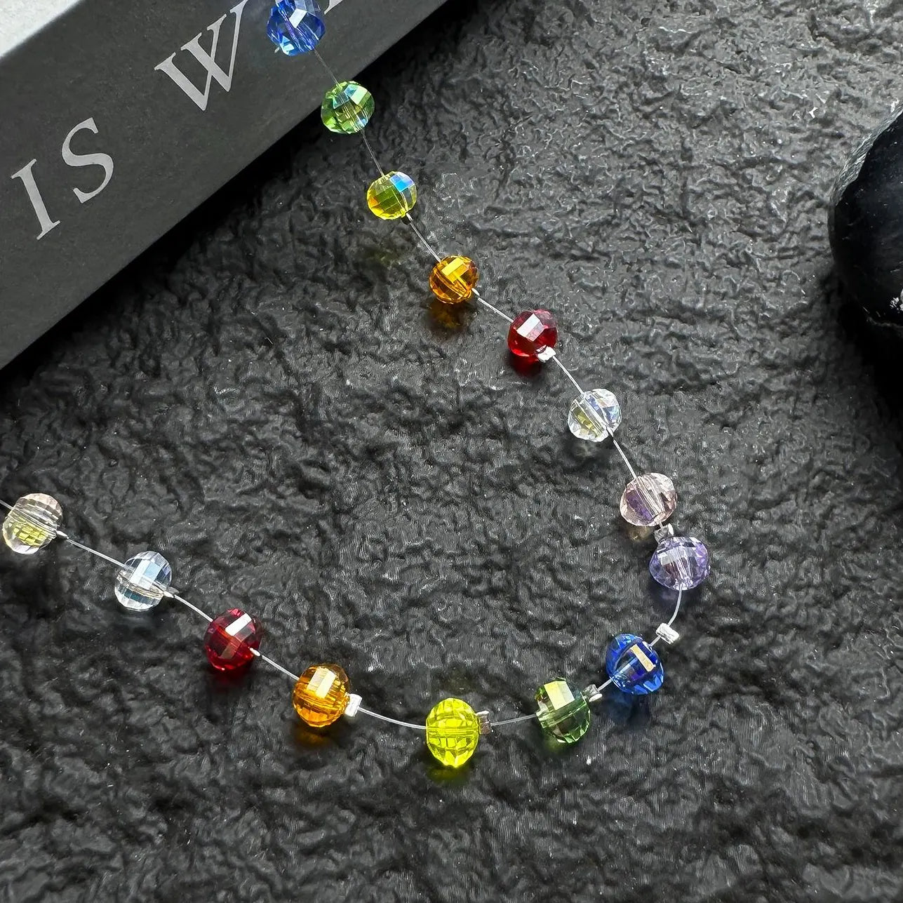 Accessories Dopamine Crystal Beaded Necklace