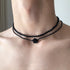 Accessories_Double_Layer_Black_Rose_Beaded_Necklace_MISSTT