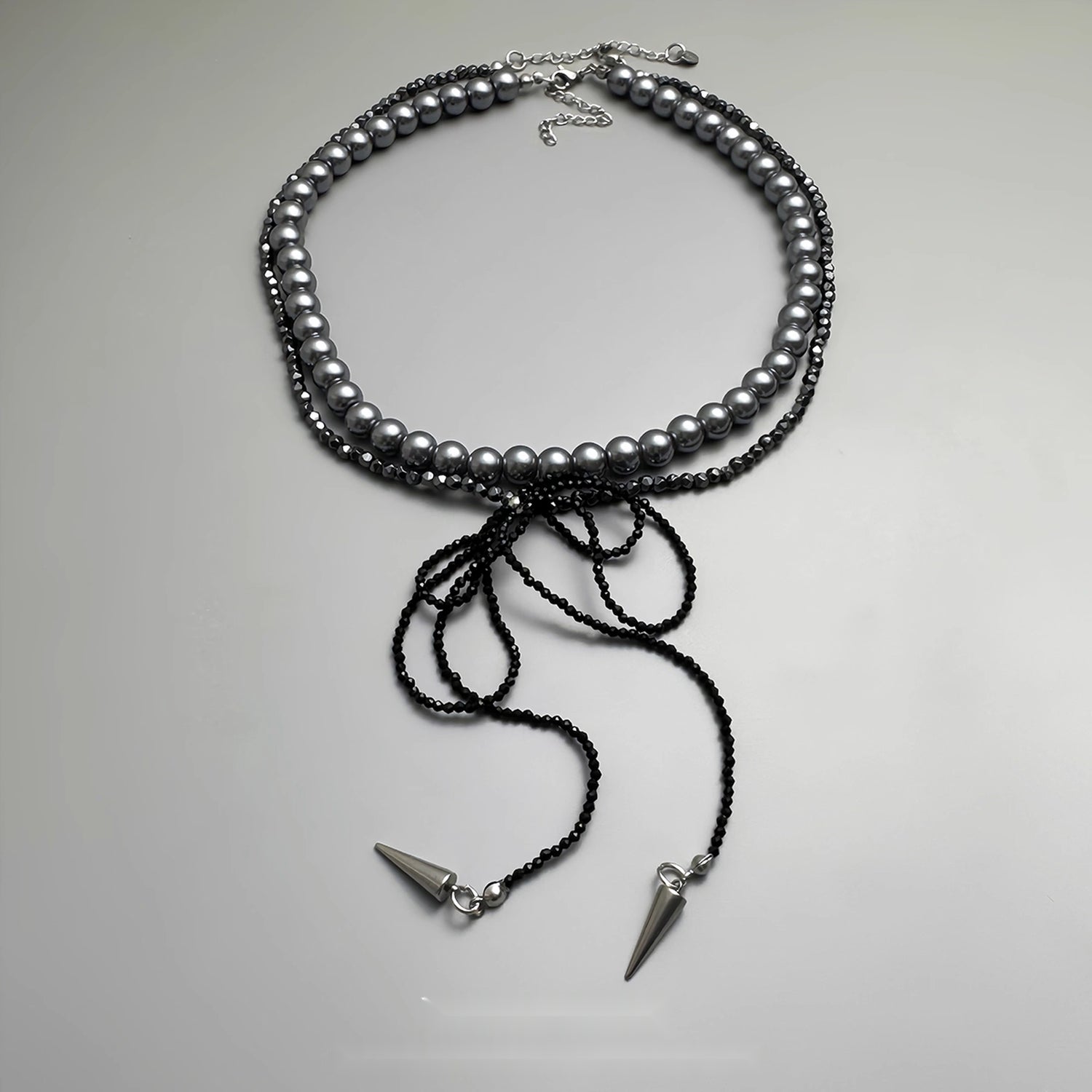 Accessories_Double_Layer_Pearl_Crystal_Bow_Necklace_MISSTT