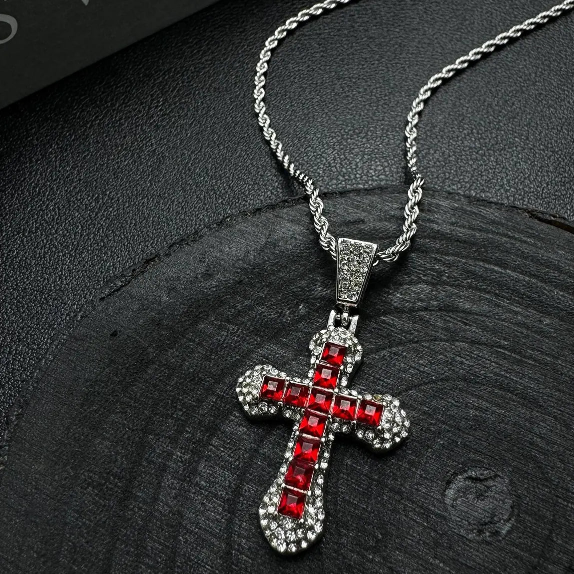 Accessories Elegant Long Cross Pendant Necklace