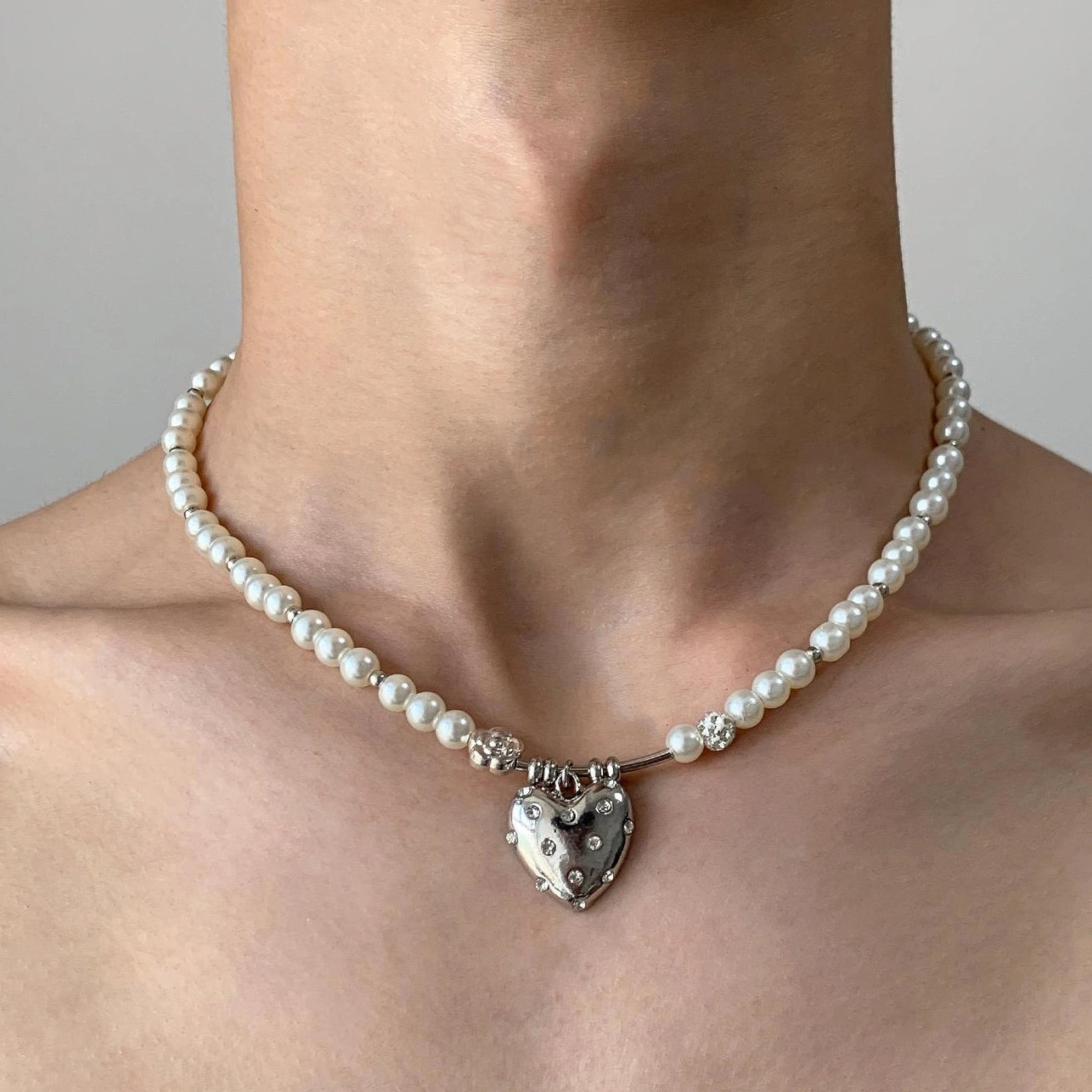 Accessories Elegant Pearl Choker Necklace