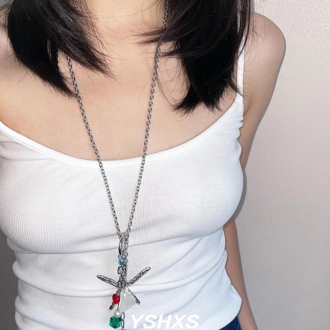 Accessories Elegant Starfish Pendant Necklace
