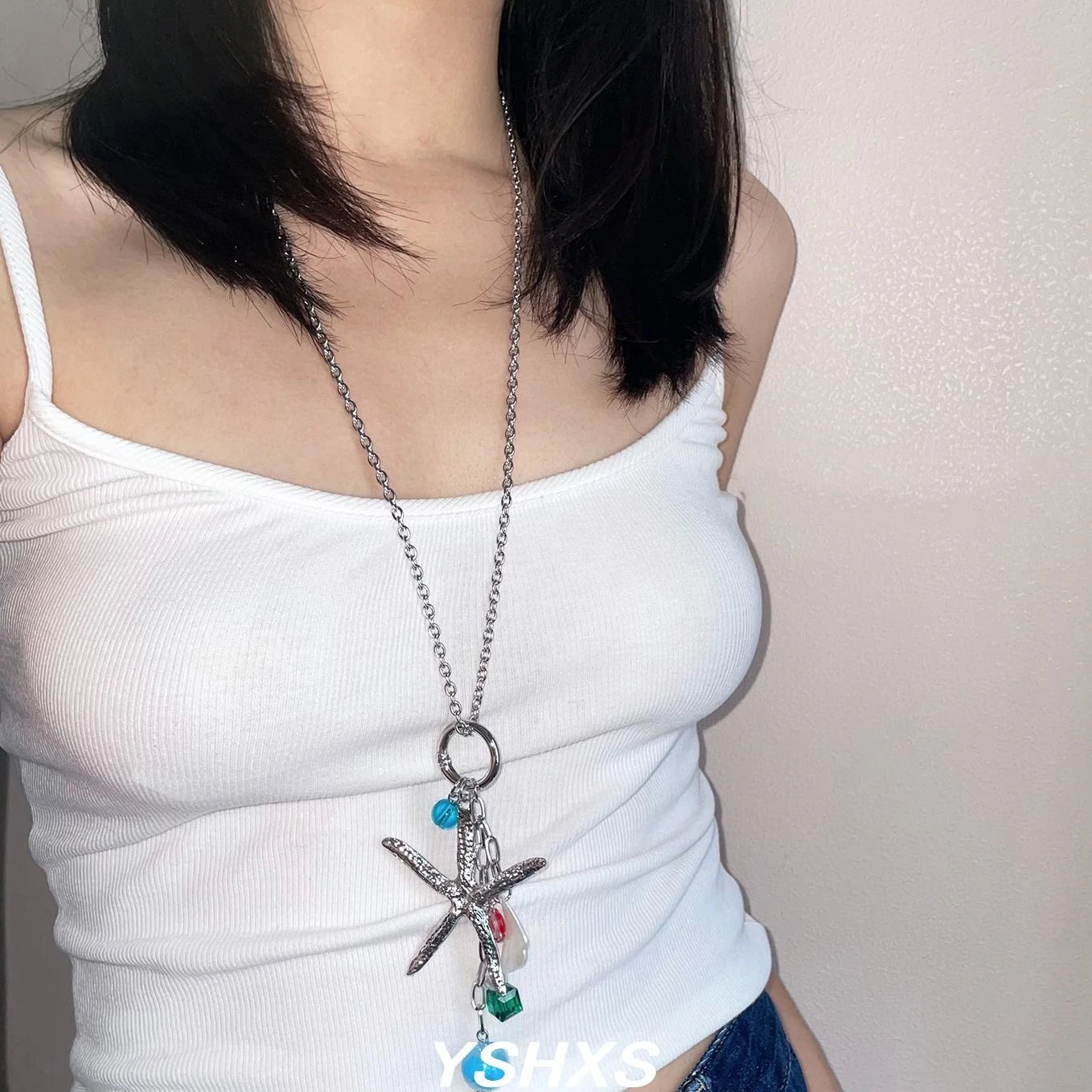 Accessories Elegant Starfish Pendant Necklace