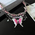 Accessories_Exaggerated_Pink_Butterfly_Choker_Necklace_MISSTT