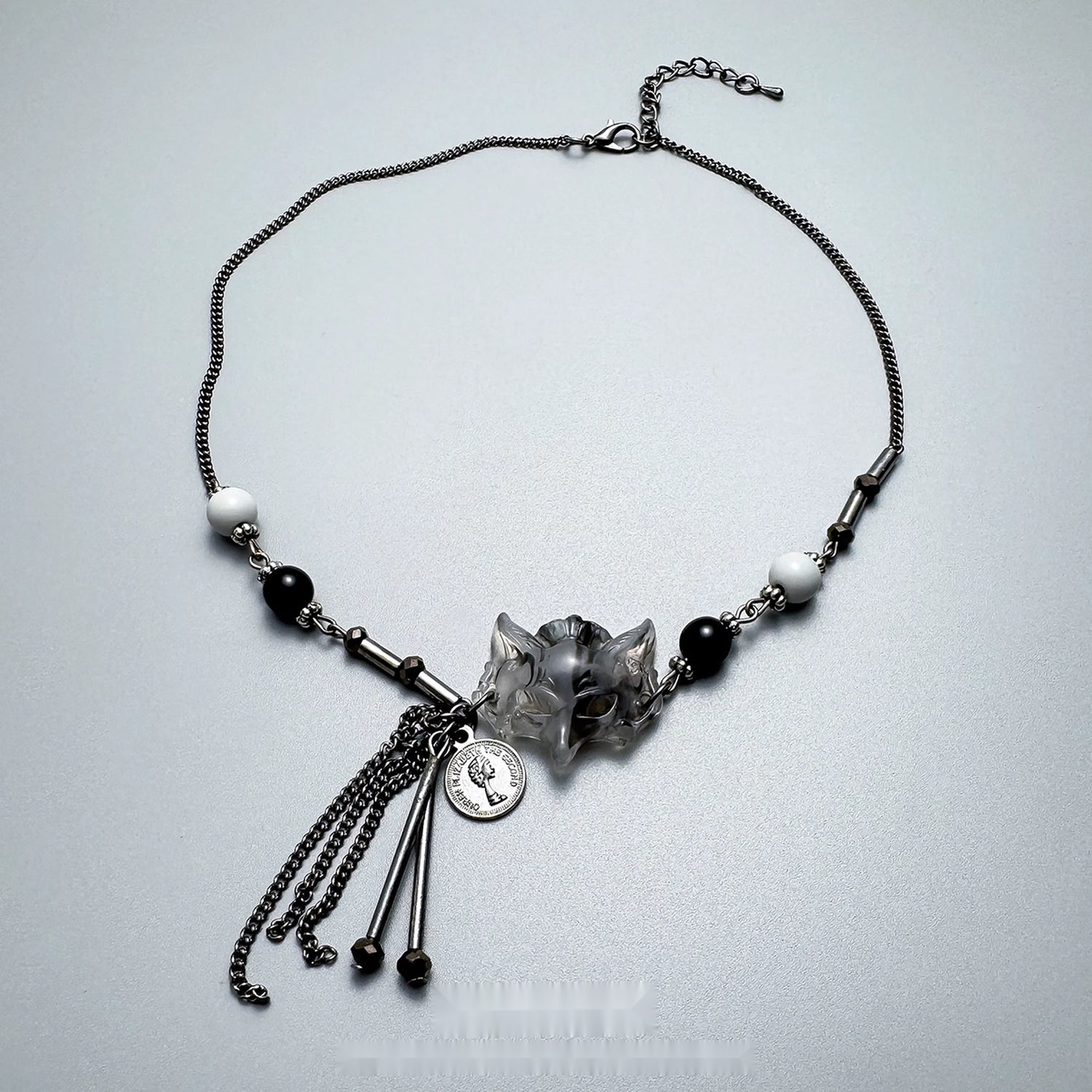 Accessories_Fox_Mask_Beaded_Fringe_Necklace_MISSTT