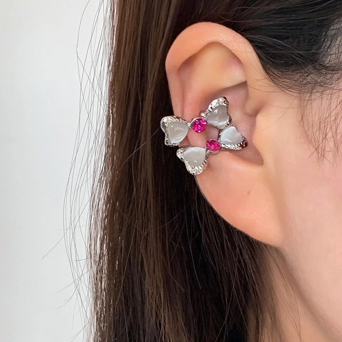 Accessories French Bow Love Ear Cuff