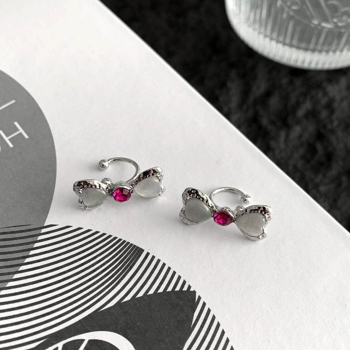 Accessories French Bow Love Ear Cuff