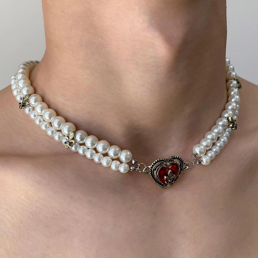 Accessories French Pearl Choker Necklace
