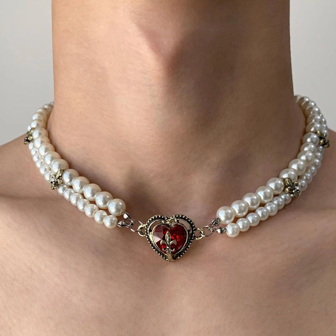 Accessories French Pearl Choker Necklace
