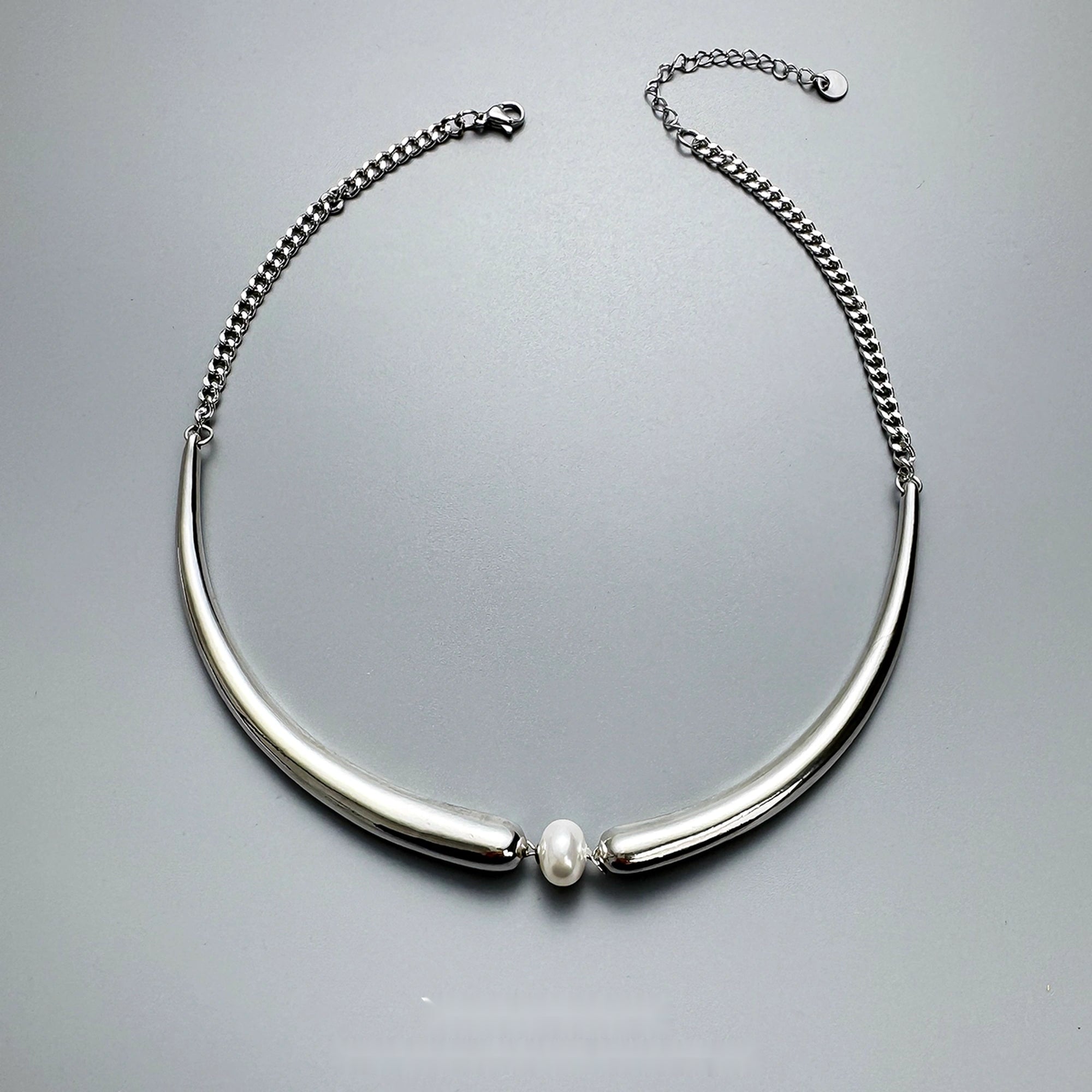 Accessories_Geometric_Pearl_Chain_Necklace_MISSTT