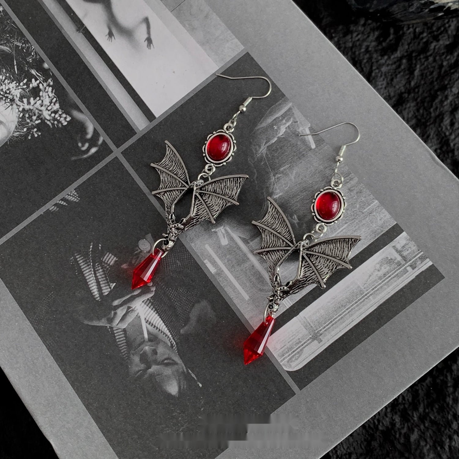 Accessories_Gothic_Bat_Red_Zircon_Punk_Earrings_MISSTT