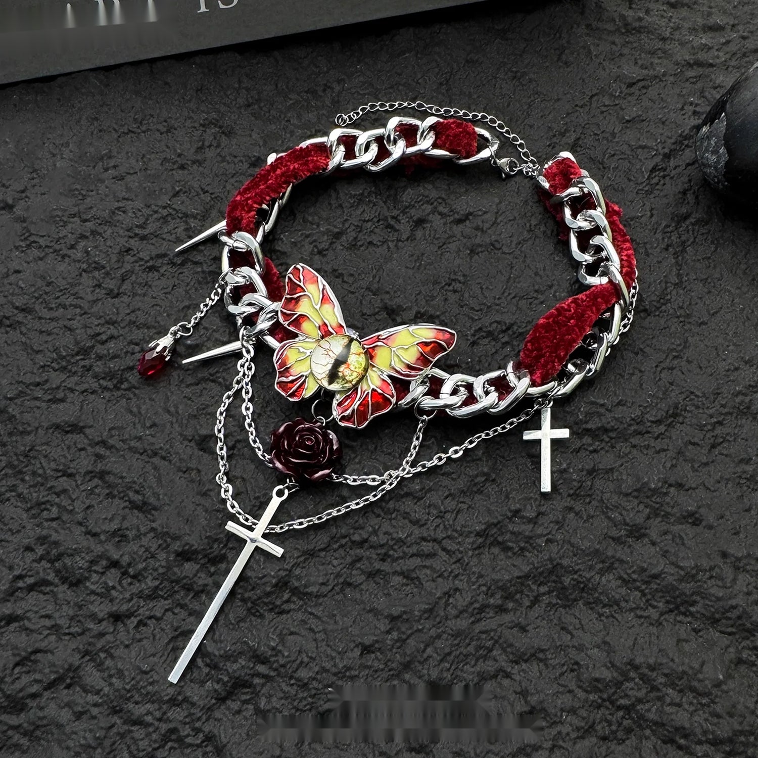 Accessories_Gothic_Butterfly_Cross_Velvet_Choker_Necklace_MISSTT