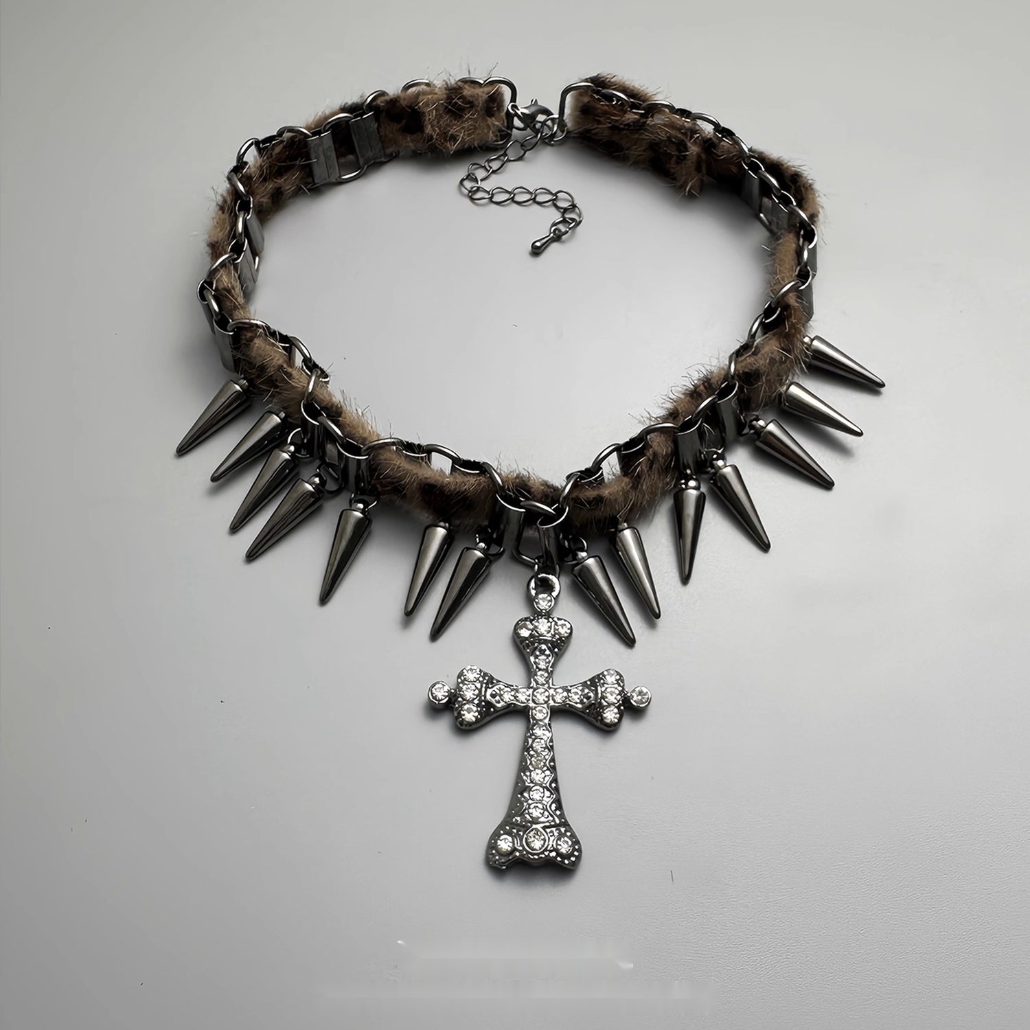 Accessories_Gothic_Cross_Choker_With_Studs_Fringe_MISSTT