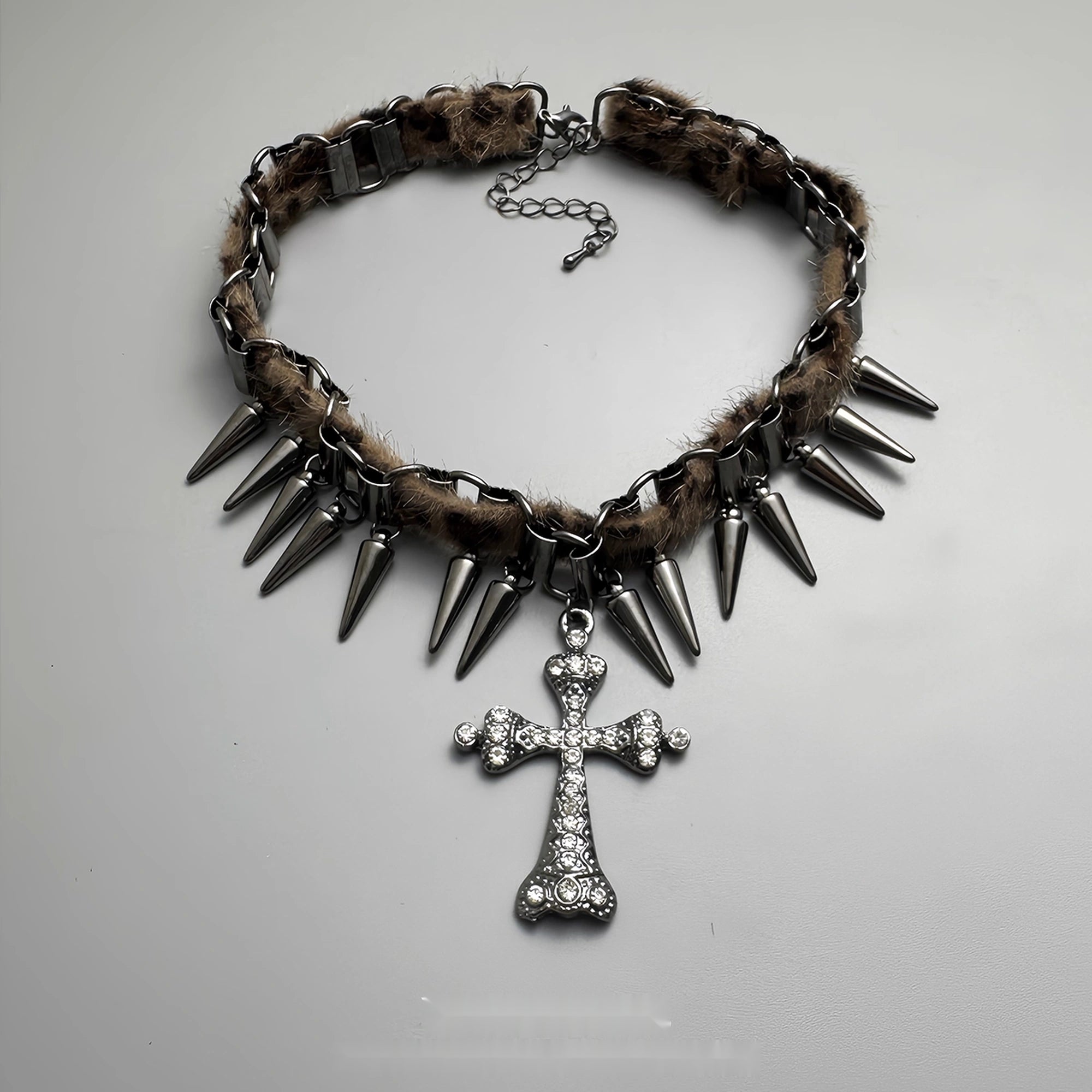 Accessories_Gothic_Cross_Choker_With_Studs_Fringe_MISSTT
