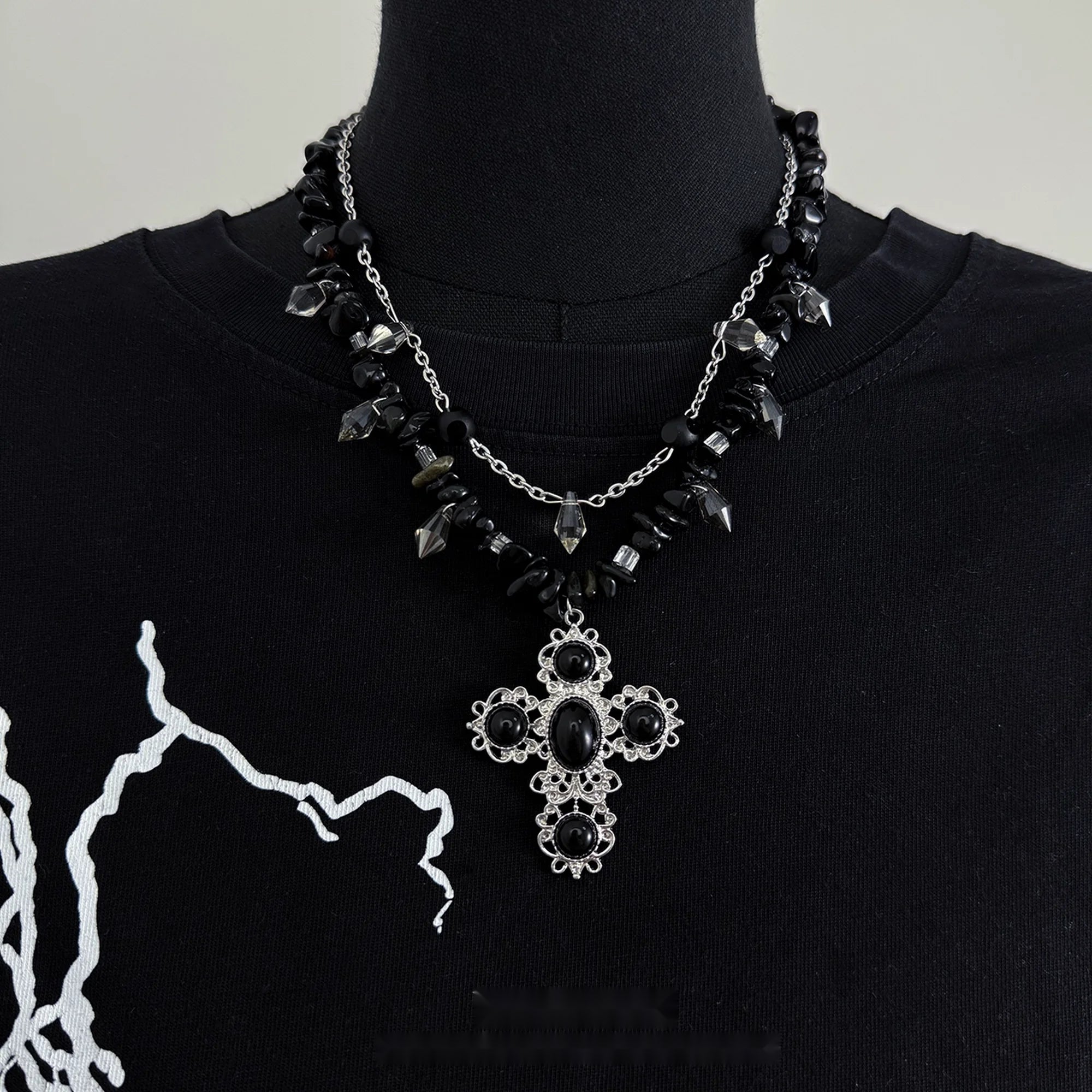Accessories_Gothic_Crystal_Shard_Double_Layer_Choker_Necklace_MISSTT