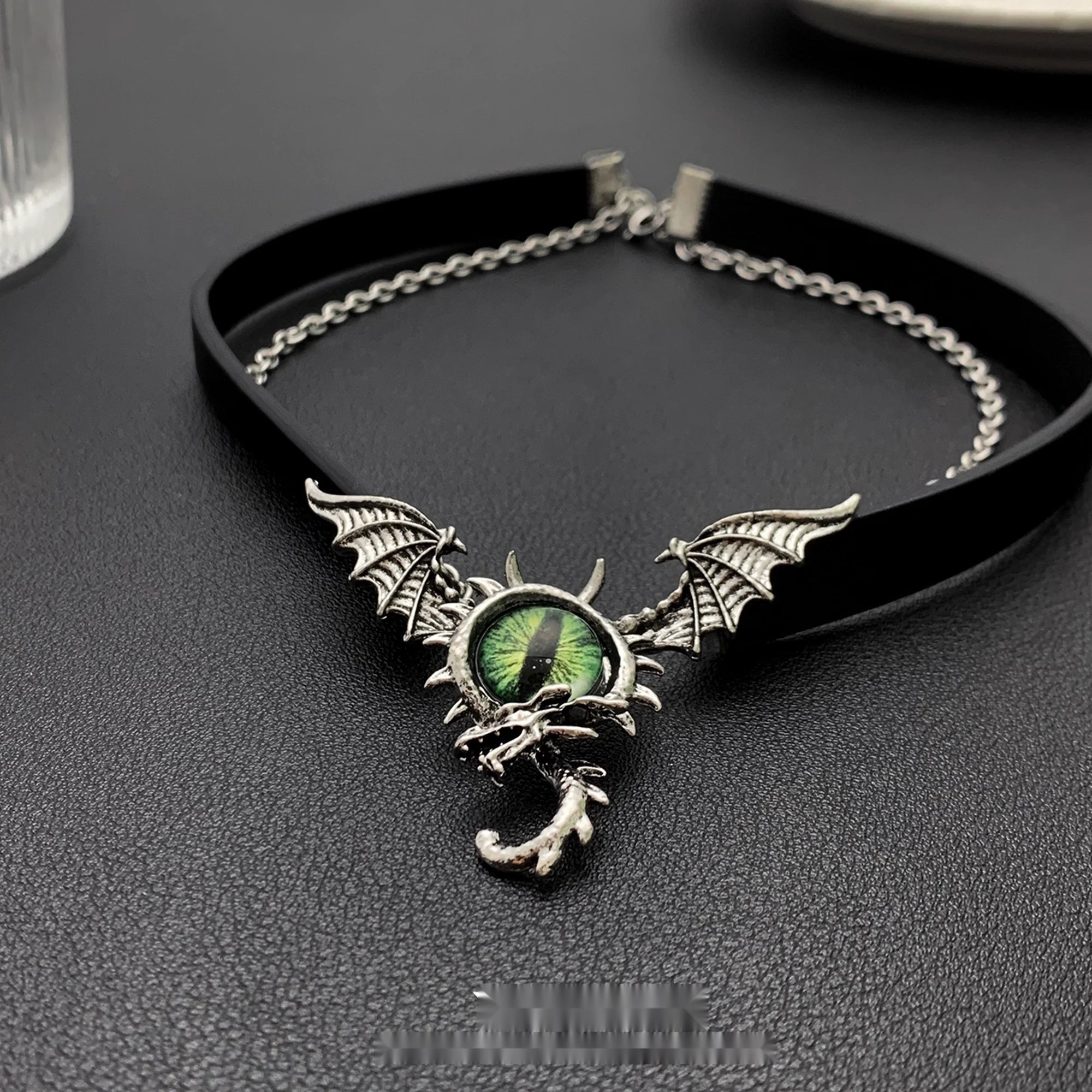 Accessories_Gothic_Green_Evil_Eye_Multi_Layer_Leather_Choker_MISSTT