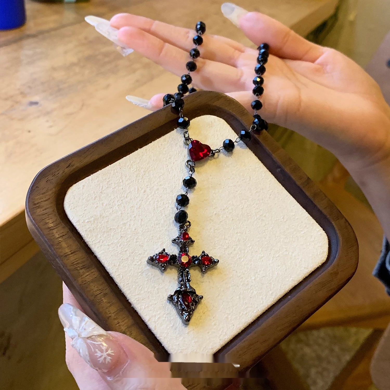 Accessories_Gothic_Red_Cross_Tassel_Pendant_Necklace_MISSTT