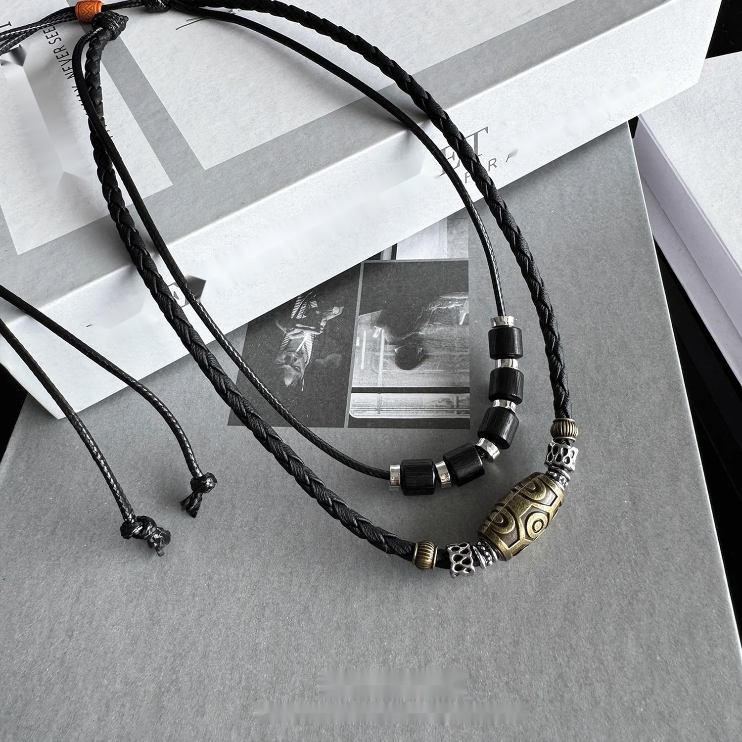 Accessories_Handwoven_Tibetan_Beaded_Necklace_Double_Layer_Ethnic_Choker_MISSTT